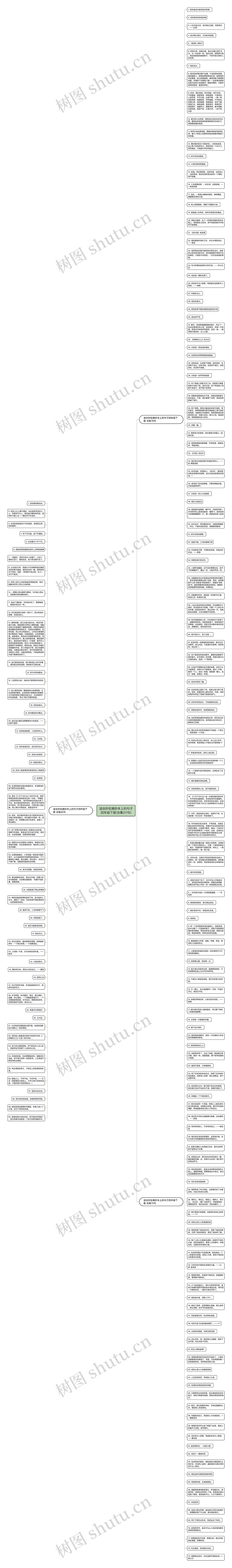 适合抄在摘抄本上的句子四年级下册(合集211句)思维导图