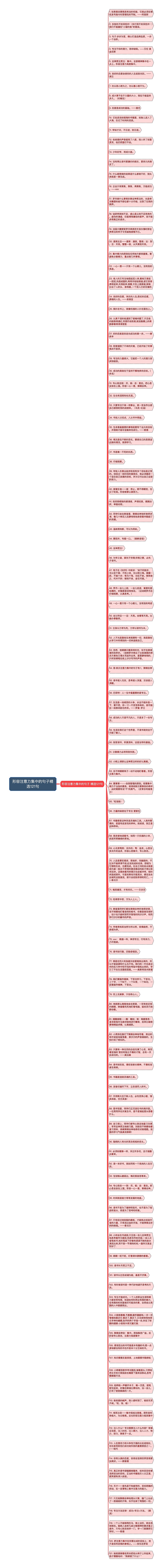 形容注意力集中的句子精选121句