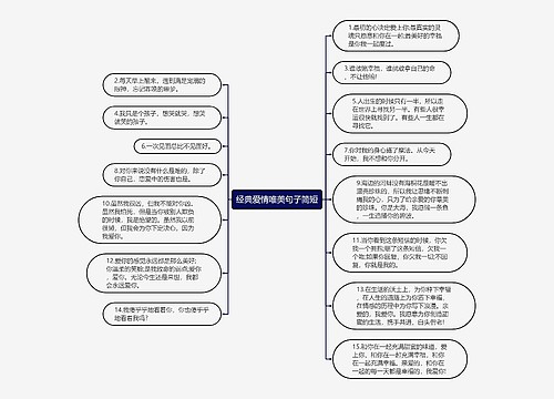 经典爱情唯美句子简短