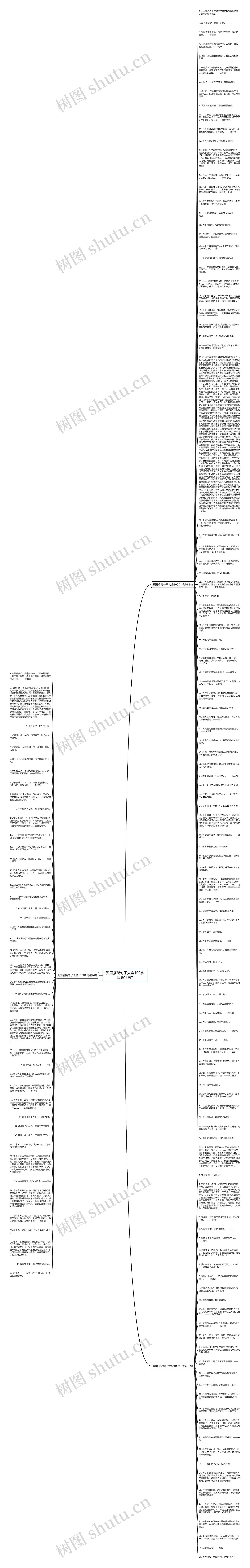 爱国搞笑句子大全100字精选159句思维导图