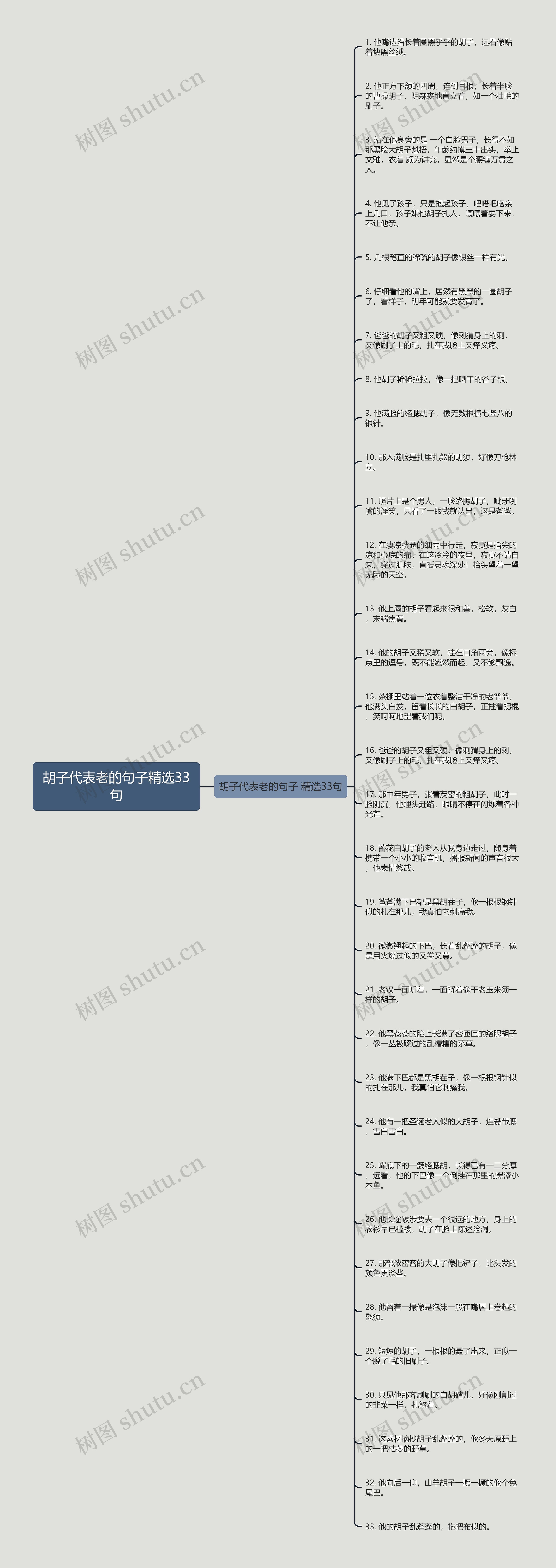 胡子代表老的句子精选33句