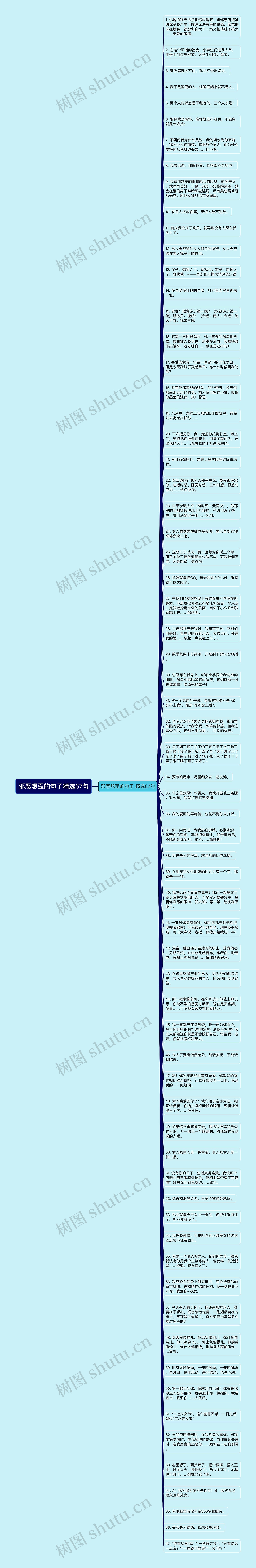 邪恶想歪的句子精选67句