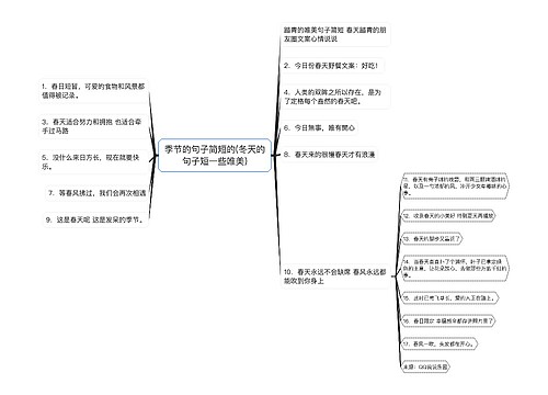 季节的句子简短的(冬天的句子短一些唯美)