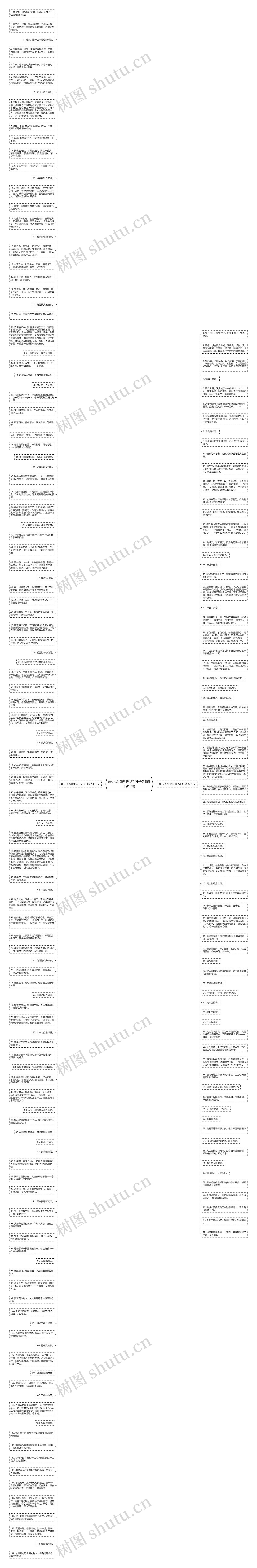 表示无缘相见的句子(精选191句)思维导图