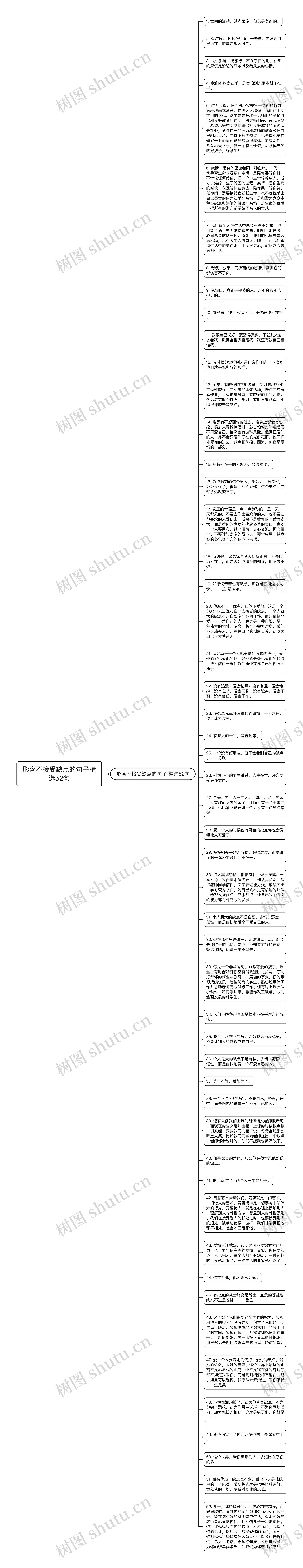 形容不接受缺点的句子精选52句思维导图