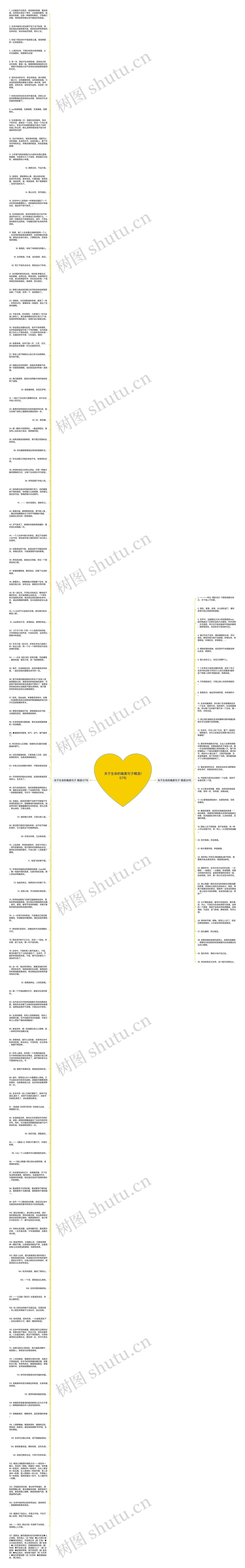 关于生命的唯美句子精选157句思维导图