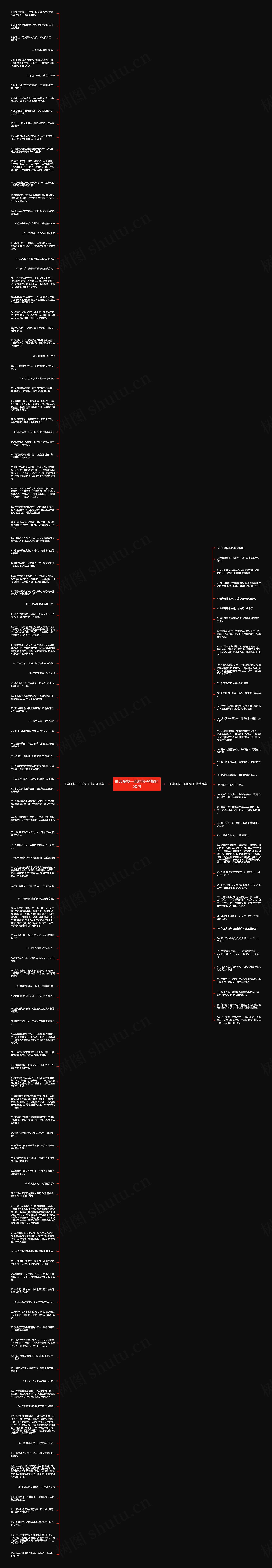 形容车技一流的句子精选150句思维导图