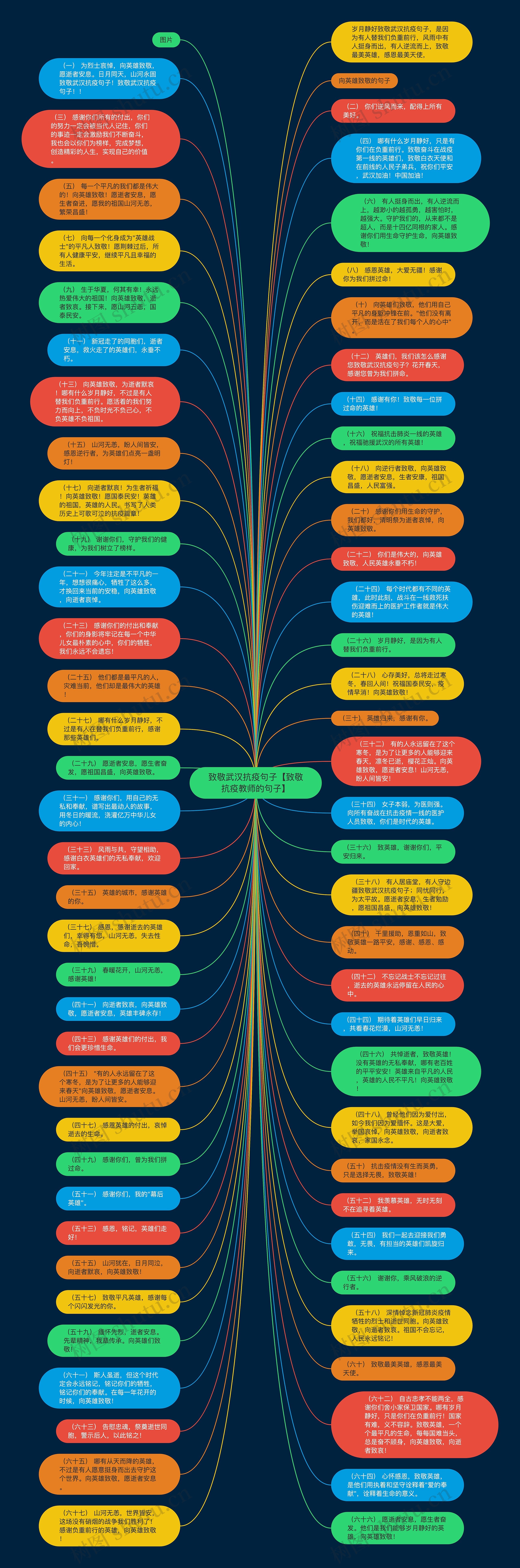 致敬武汉抗疫句子【致敬抗疫教师的句子】思维导图