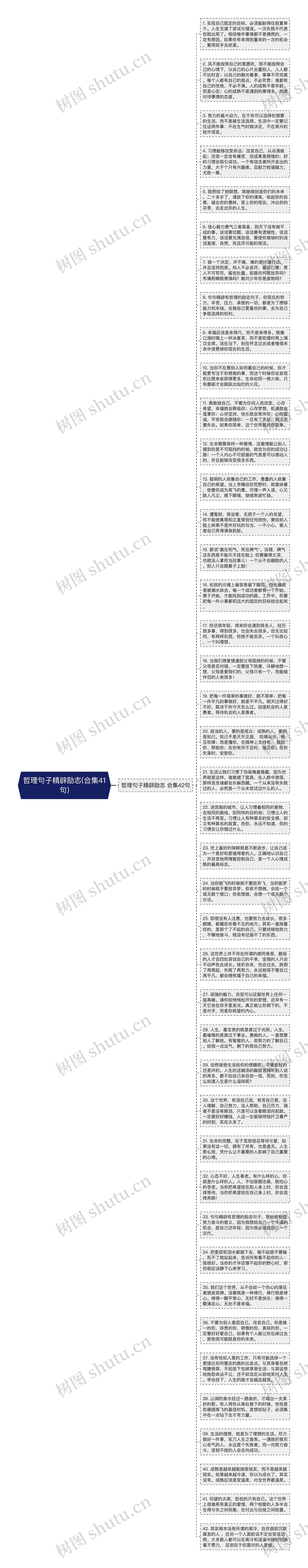 哲理句子精辟励志(合集41句)思维导图