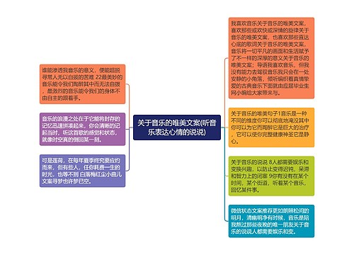 关于音乐的唯美文案(听音乐表达心情的说说)