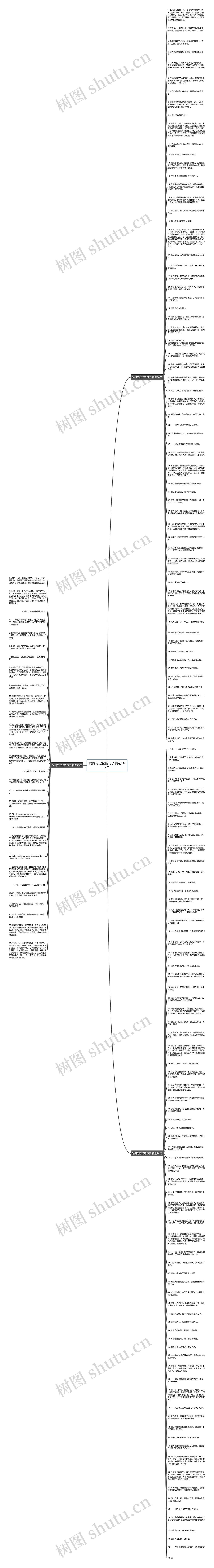 时间与记忆的句子精选167句思维导图