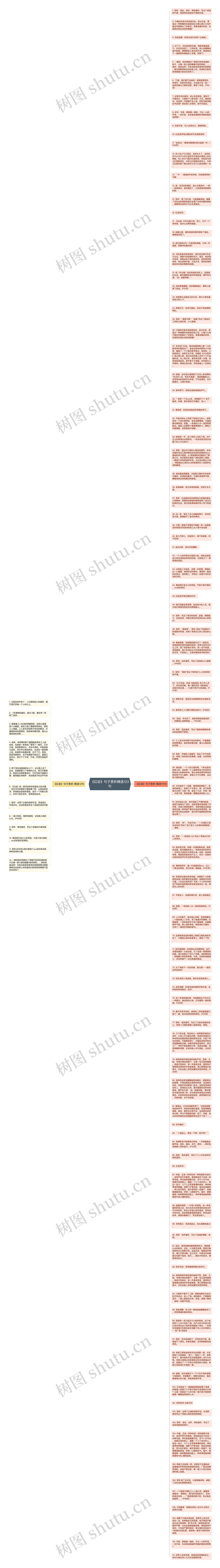 《红岩》句子赏析精选123句思维导图