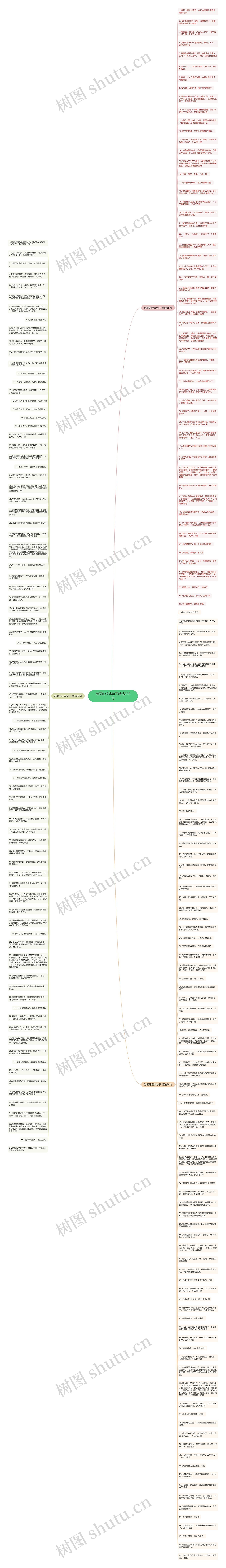泡面的经典句子精选228句思维导图
