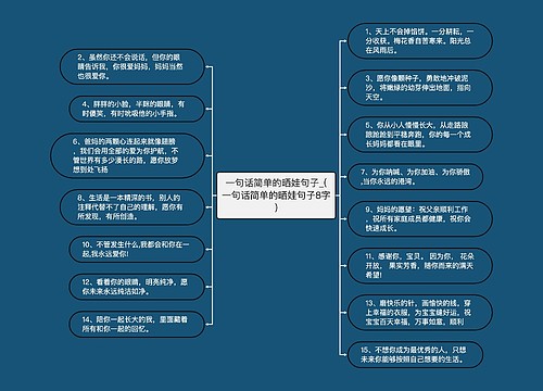 一句话简单的晒娃句子_(一句话简单的晒娃句子8字)