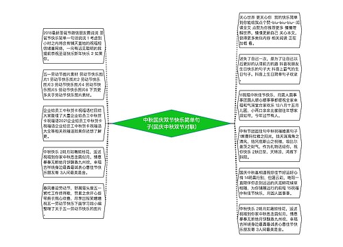 中秋国庆双节快乐简单句子(国庆中秋双节对联)