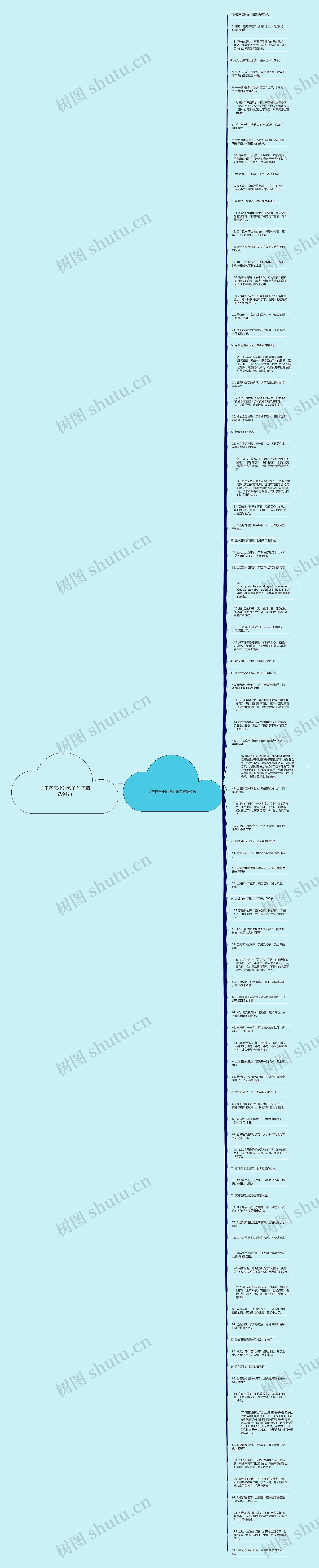 关于怀恋小时候的句子精选94句思维导图
