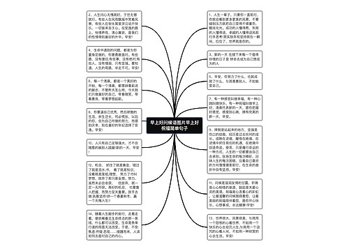 早上好问候语图片早上好祝福简单句子