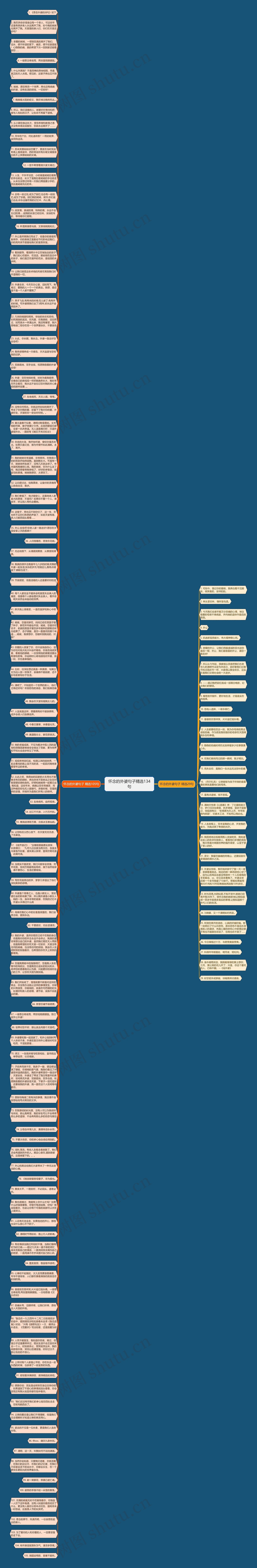 怀念的外婆句子精选134句思维导图