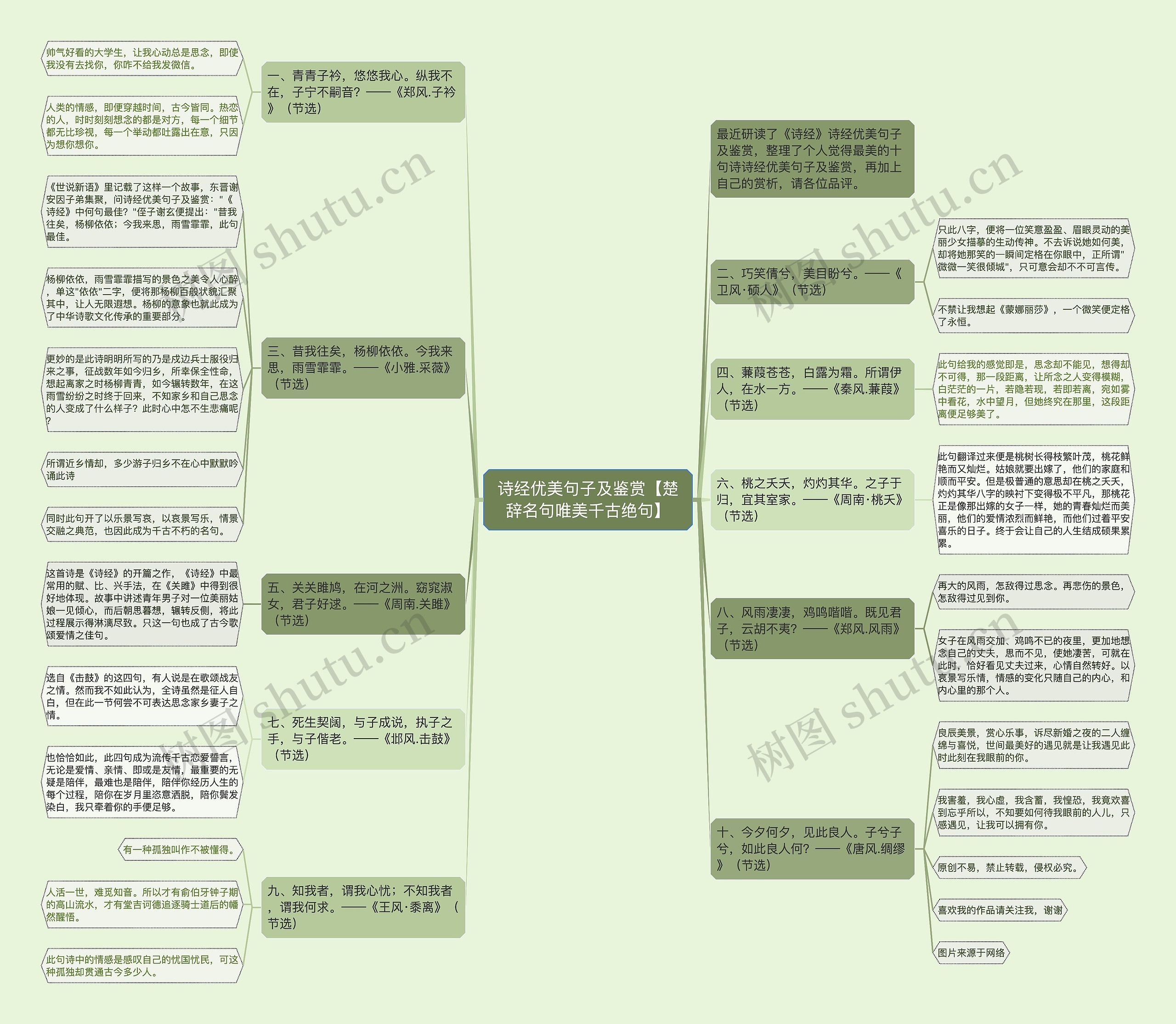 诗经优美句子及鉴赏【楚辞名句唯美千古绝句】