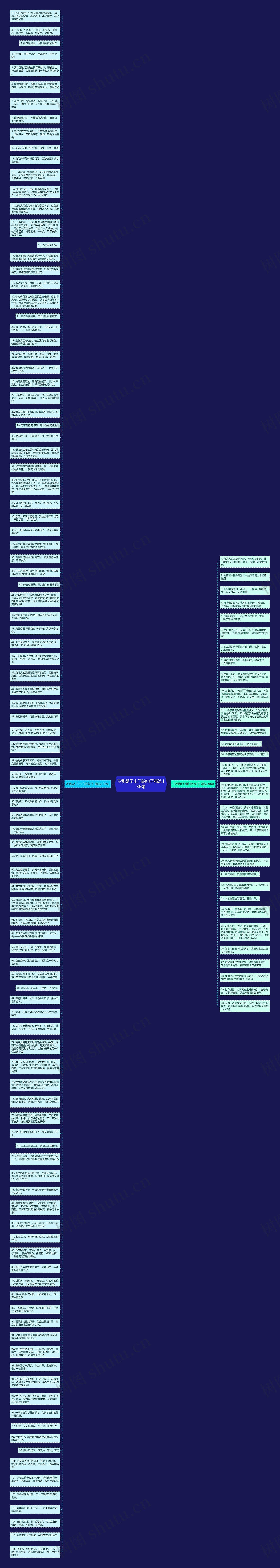 不刮胡子出门的句子精选136句思维导图