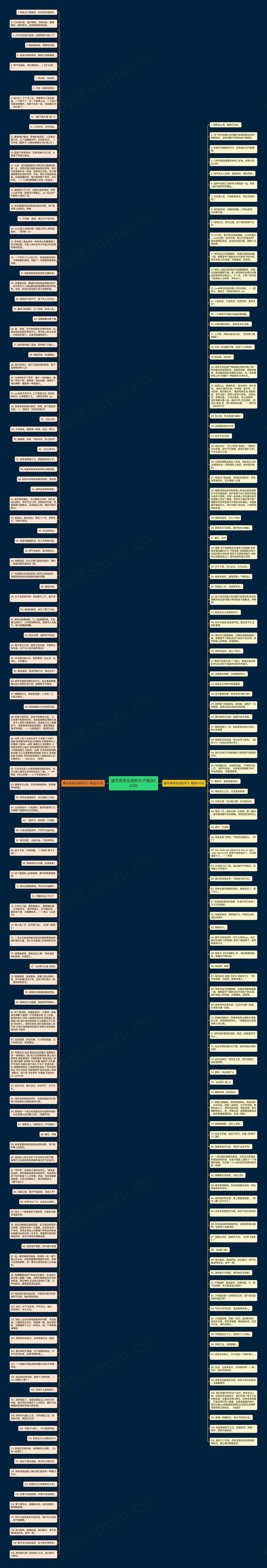 描写将军征战的句子精选223句思维导图