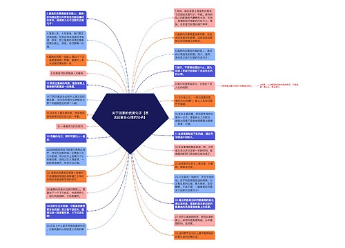 关于回家的优美句子【表达回家乡心情的句子】