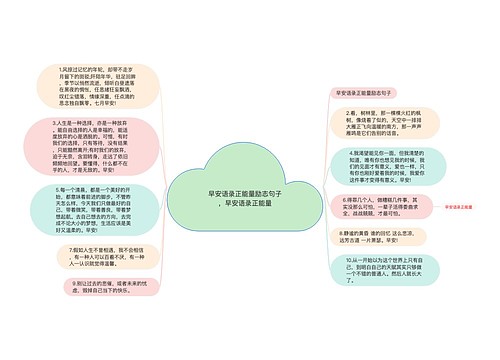 早安语录正能量励志句子，早安语录正能量