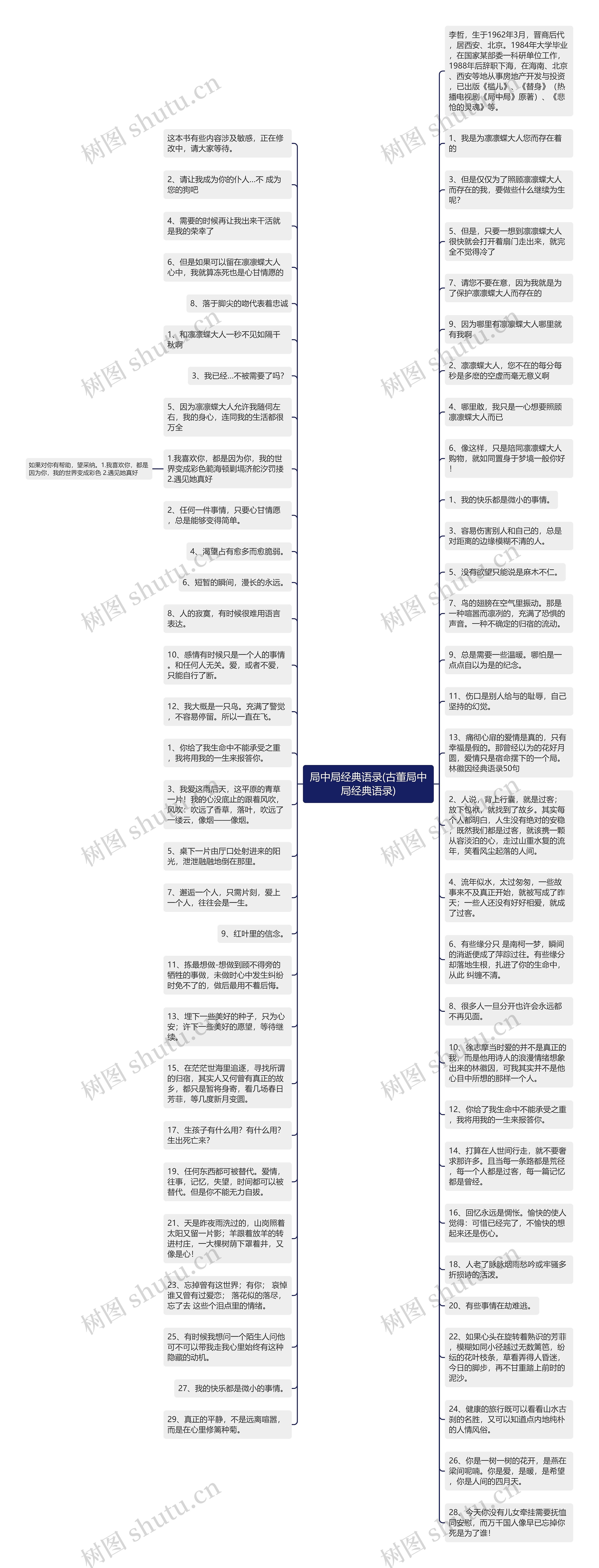 局中局经典语录(古董局中局经典语录)思维导图