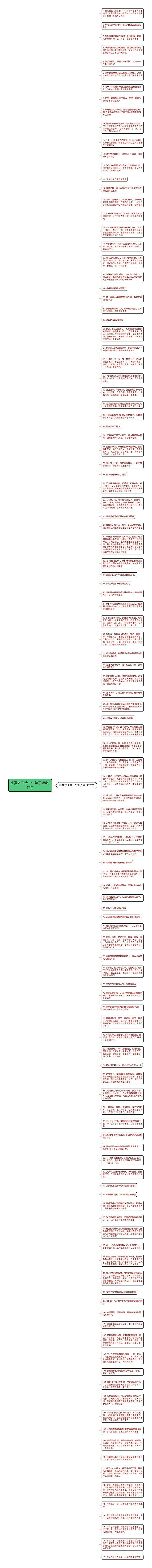 比翼齐飞造一个句子精选117句思维导图