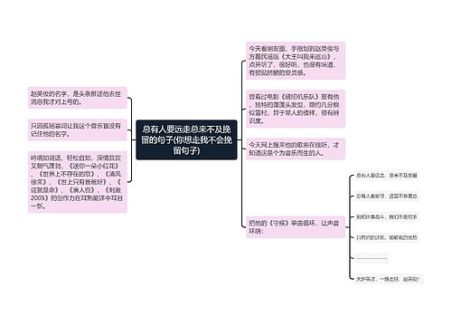 总有人要远走总来不及挽留的句子(你想走我不会挽留句子)