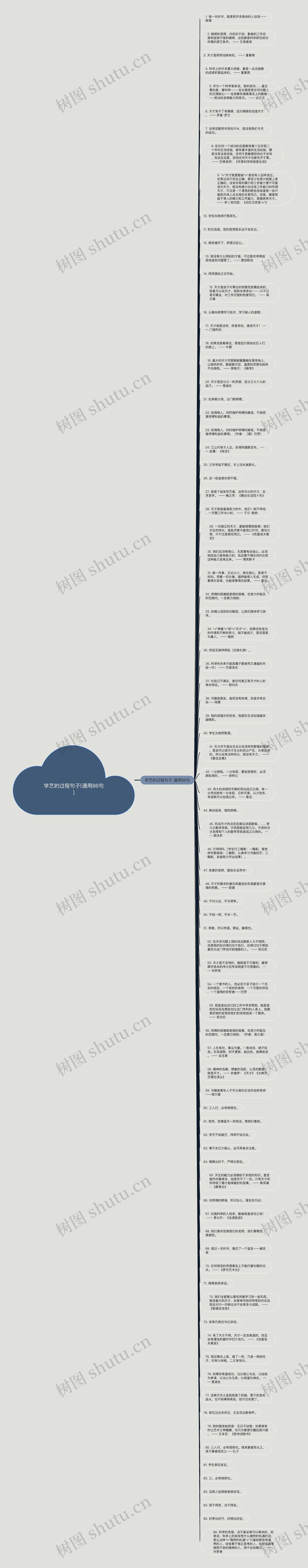 学艺的过程句子(通用86句)思维导图