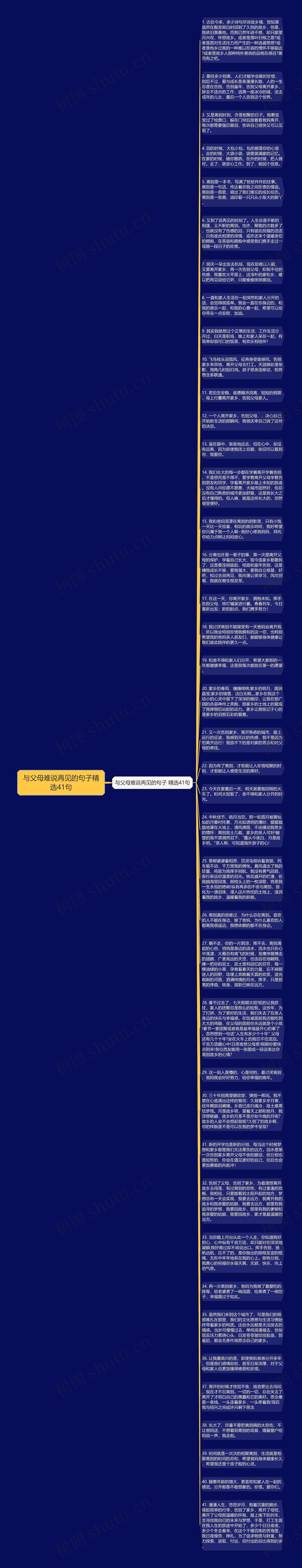 与父母难说再见的句子精选41句