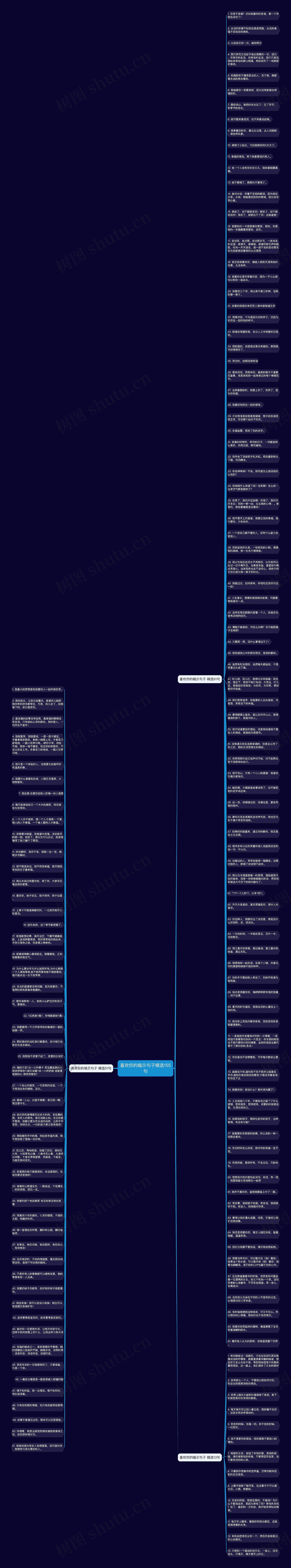 喜欢你的暗示句子精选155句思维导图