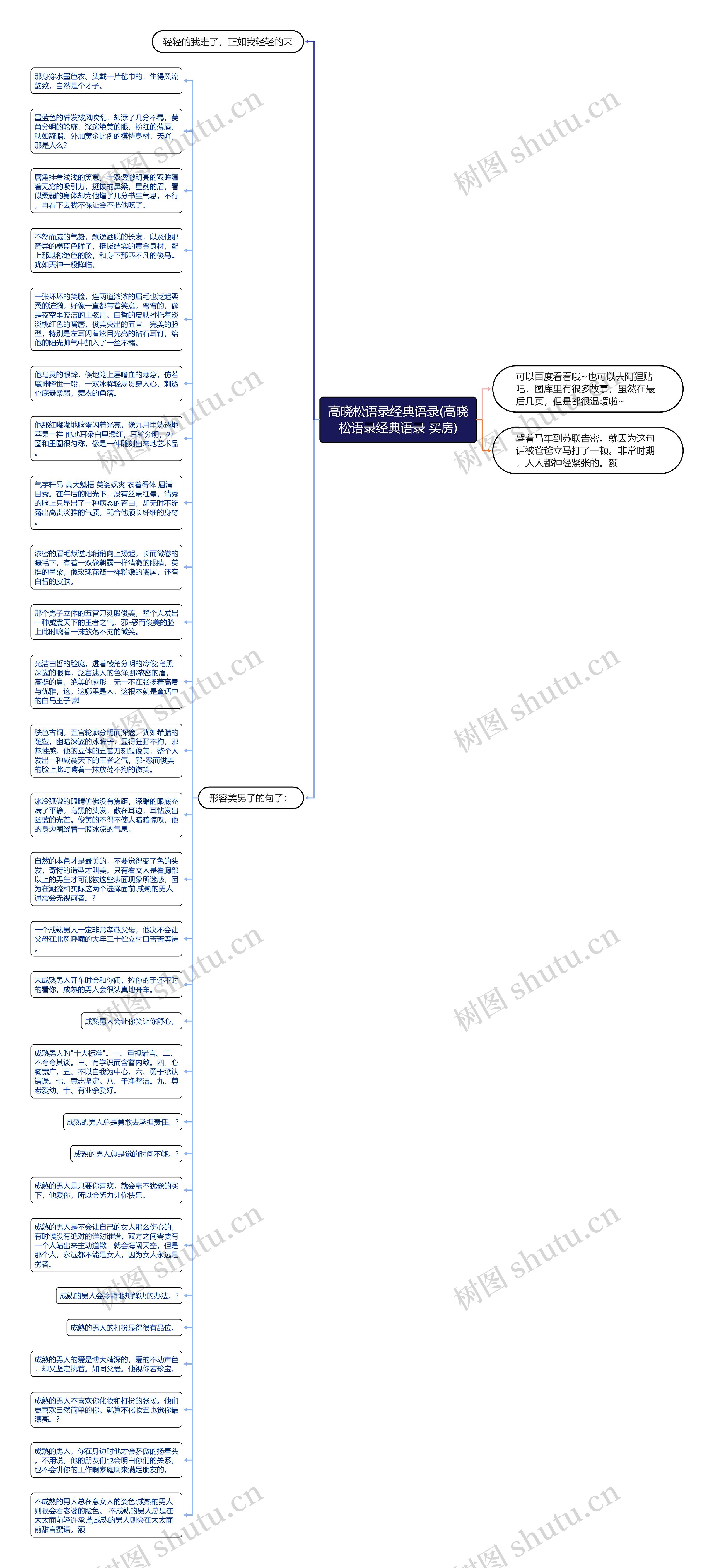 高晓松语录经典语录(高晓松语录经典语录 买房)思维导图