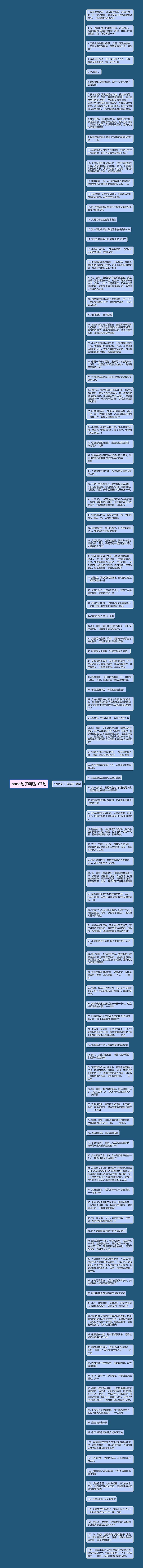 nana句子精选107句