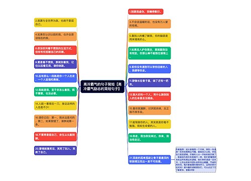 高冷霸气的句子简短【高冷霸气励志的简短句子】