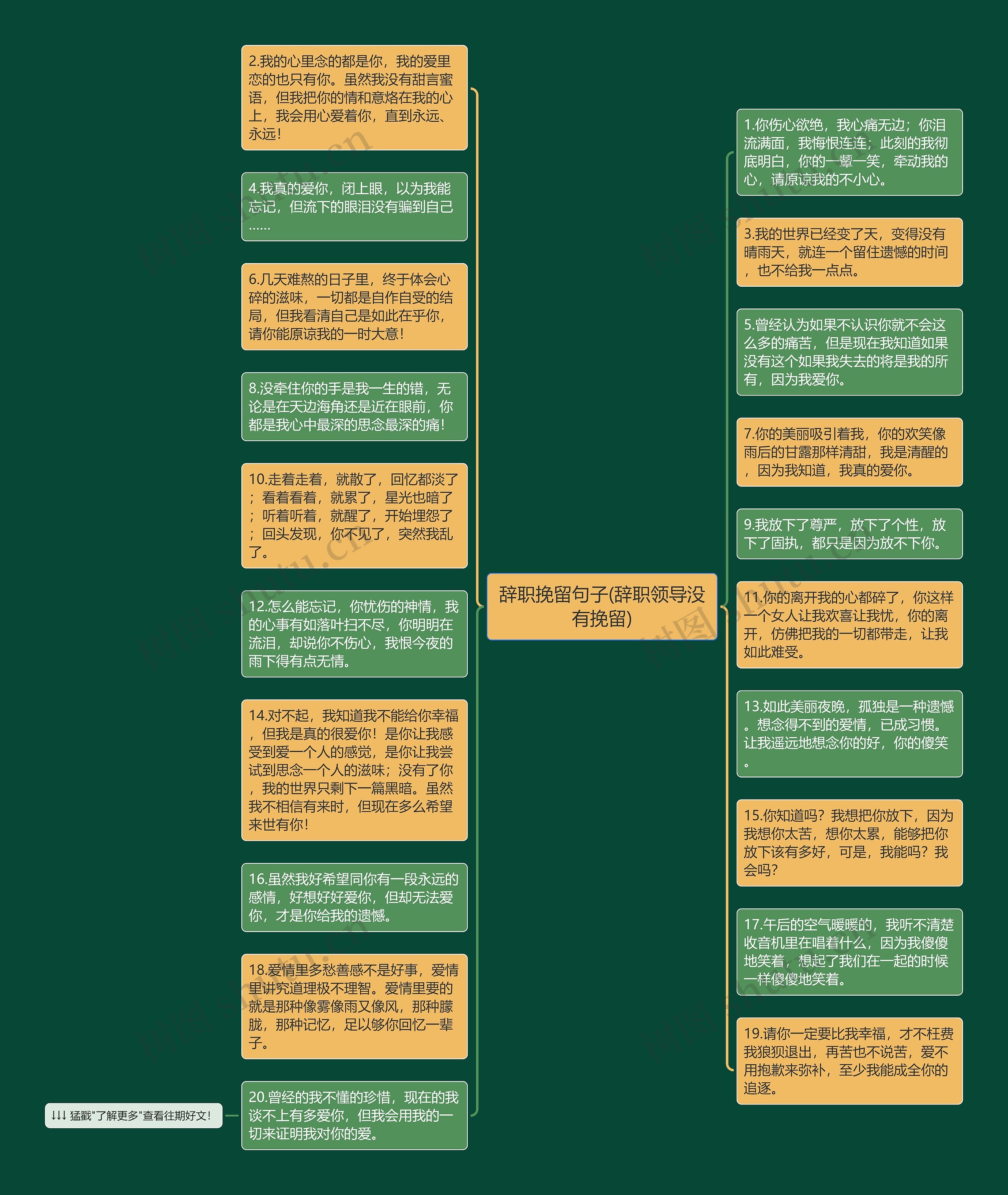 辞职挽留句子(辞职领导没有挽留)思维导图