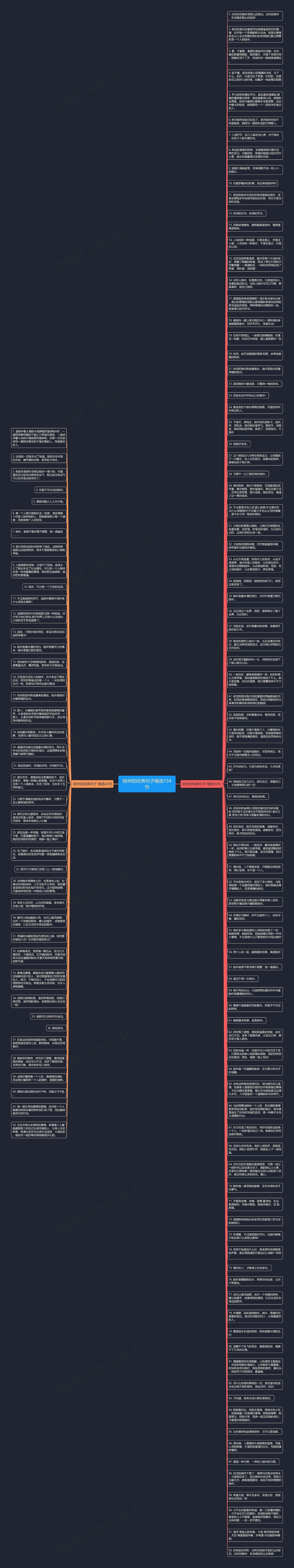 陪伴的经典句子精选134句思维导图
