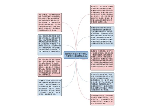 就像最简单造句子一年级_(好像造句一年级简单动物)