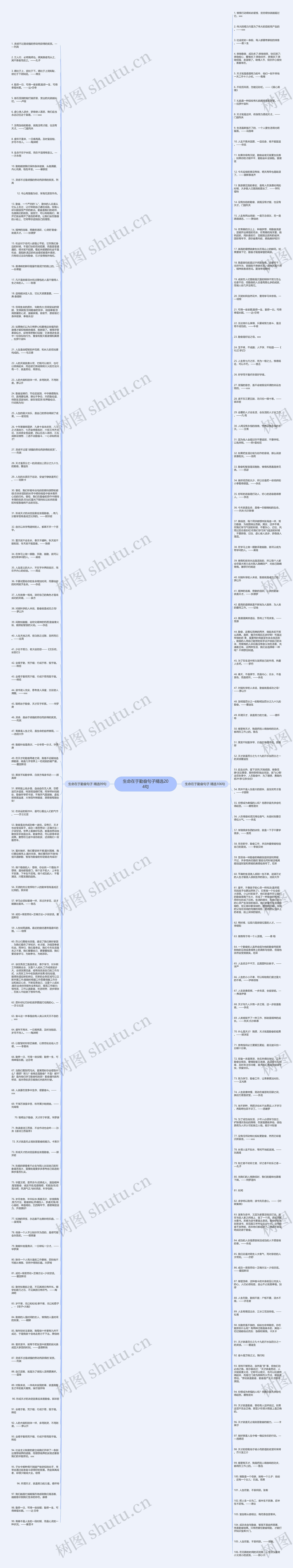 生命在于勤奋句子精选204句思维导图