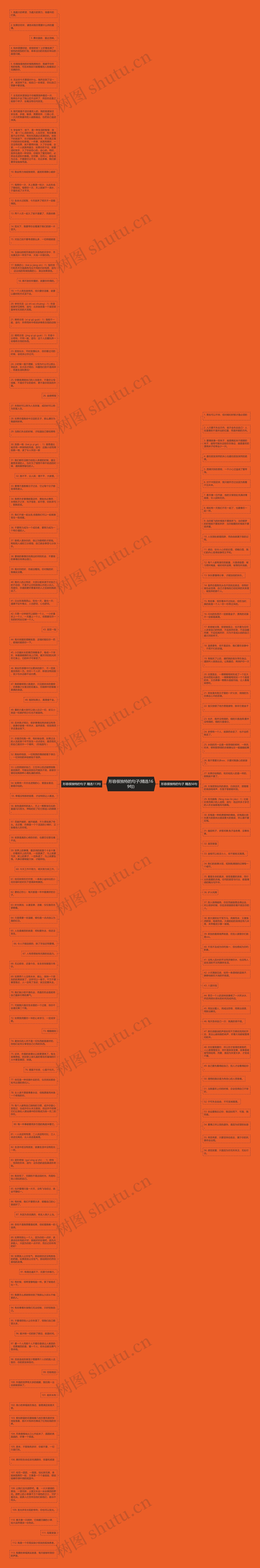 形容很独特的句子(精选169句)思维导图