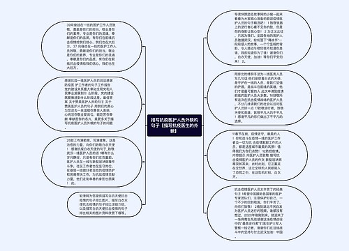 描写抗疫医护人员外貌的句子【描写抗疫医生的外貌】