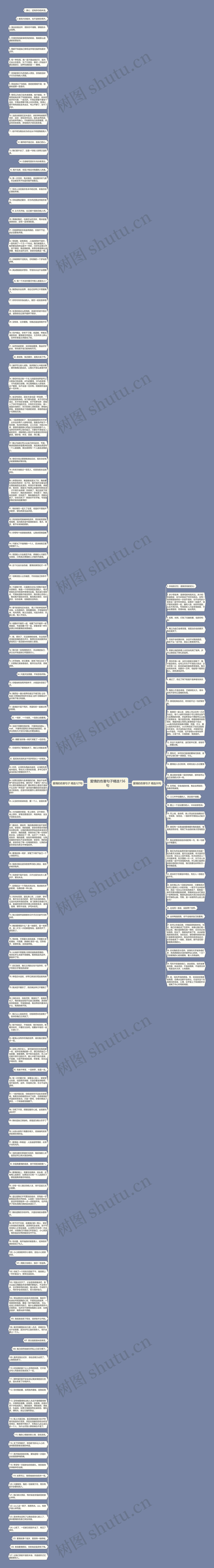 爱情的伤害句子精选156句思维导图