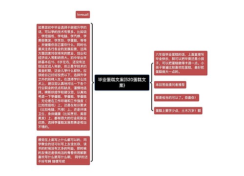 毕业蛋糕文案(520蛋糕文案)