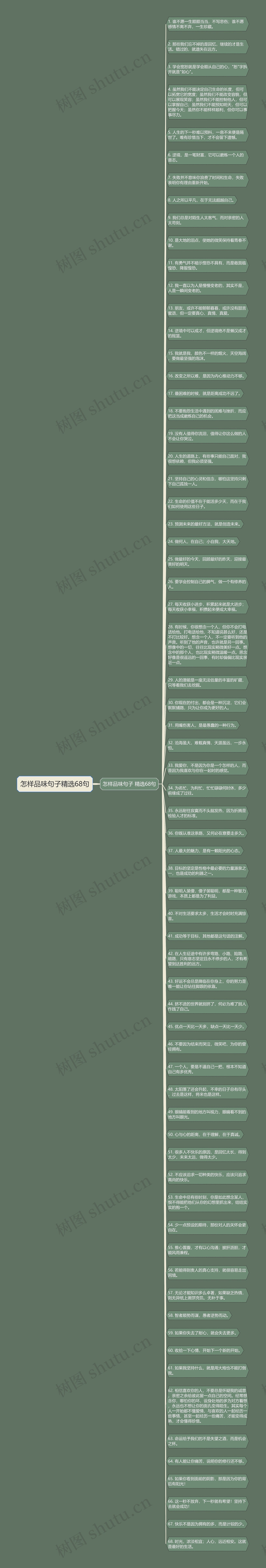 怎样品味句子精选68句思维导图