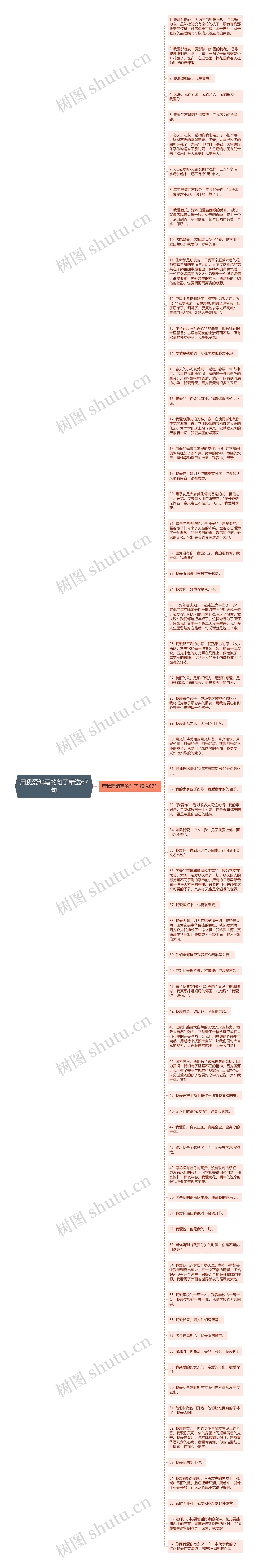 用我爱编写的句子精选67句