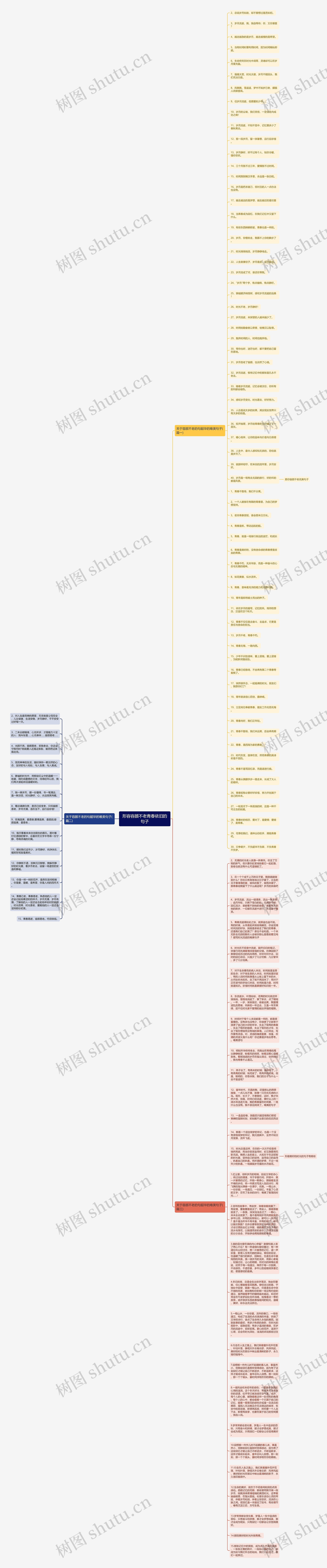 形容容颜不老青春依旧的句子思维导图