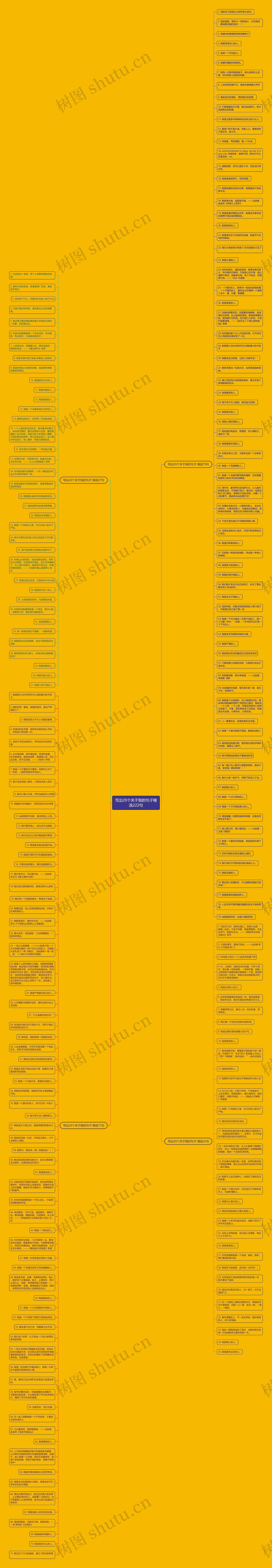 写出20个关于我的句子精选222句