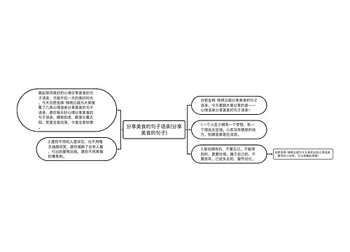 分享美食的句子语录(分享美食的句子)