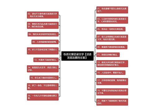 伤感文案语录文字【适合发朋友圈的文案】